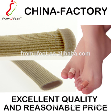 ZRWA12 Silicone Gel toe separator sebs TPR solf Toe protector fabric-covered finger tube for aid bunion corn blister 20 30 25MM